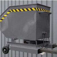 STIER Kastenwagen mit Rollen + Einfahrtaschen 250l 300kg anthrazitgrau von STIER