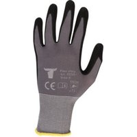 STIER Montagehandschuhe Flex Ultra nitrilbeschichtet grau/schwarz Größe 10 von STIER