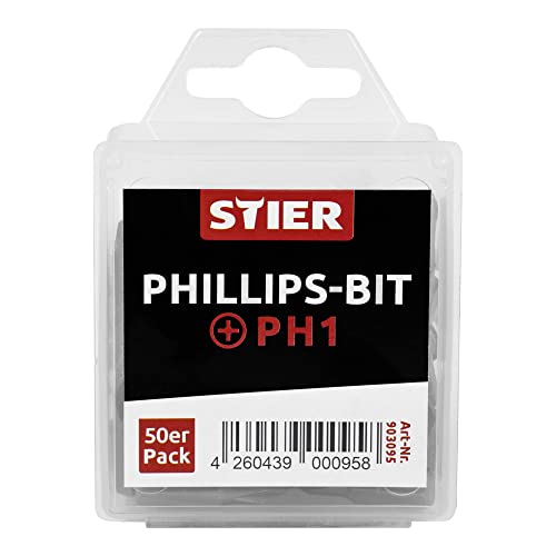 STIER Phillips-Bit-Großpackung PH1 50 Stk von STIER