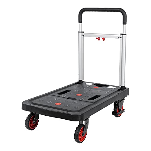 STIER Plattformwagen, Rollwagen, vollständig klappbar, Tragkraft 137 kg, 680 x 410 x 920/80 mm, 2 Lenk- & 2 Bockrollen STIER Plattformwagen, Rollwagen, vollständig klappbar, Tragkraft 137 kg, 680 x 410 x 920/80 mm, 2 Lenk- & 2 Bockrollen von STIER