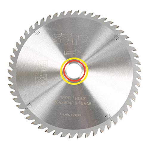 STIER Profi Kreissägeblatt Holz 254x2,6x30 54W 10° Spanwinkel von STIER