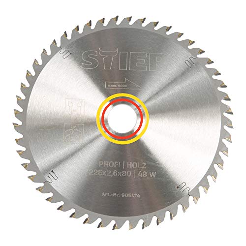 STIER Profi Kreissägeblatt Holz 225x2,6x30 48W 10° Spanwinkel von STIER