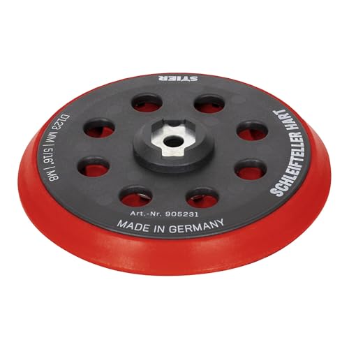 STIER Schleifteller Stützteller hart D123mm 5/16“ M8 für Exzenterschleifer, 120mm, mit klett STIER Schleifteller Stützteller hart D123mm 5/16“ M8 für Exzenterschleifer, 120mm, mit klett von STIER