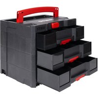 Sortainer T-Loc IV/3 BLACK-Edition, 6,7 l pro Schublade mit Beschriftungsfeldern, flexibel kombinierbar - Stier Sortainer T-Loc IV/3 BLACK-Edition, 6,7 l pro Schublade mit Beschriftungsfeldern, flexibel kombinierbar - Stier von STIER