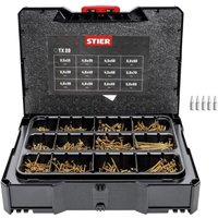 Spanplattenschrauben-Systainer i t-loc mit 1.380 Schrauben, Transportkiste, Systainer mit Sortiment, Kombinierbarer Systainer, Stapelbarer Koffer, Spanplattenschrauben-Systainer i t-loc mit 1.380 Schrauben, Transportkiste, Systainer mit Sortiment, Kombinierbarer Systainer, Stapelbarer Koffer, von STIER