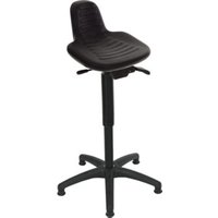 STIER Stehhilfe mit Gleitern Sitzhöhe 640-890 mm PU-Sitz mit Griffmulde von STIER