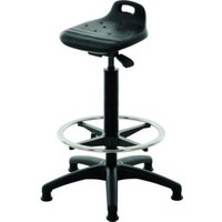 STIER Stehhilfe mit Gleitern und Fußring Sitzhöhe 570-820mm PU-Sitz mit Tragegriff STIER Stehhilfe mit Gleitern und Fußring Sitzhöhe 570-820mm PU-Sitz mit Tragegriff von STIER