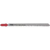 STIER Stichsägeblatt, ST3156-F, 20 Stück, Schnittlänge 75 mm, Zahnteilung 2,5 mm, perfekt geeignet zum Zuschneiden von Holz, Metall, Verbundplatten, von STIER