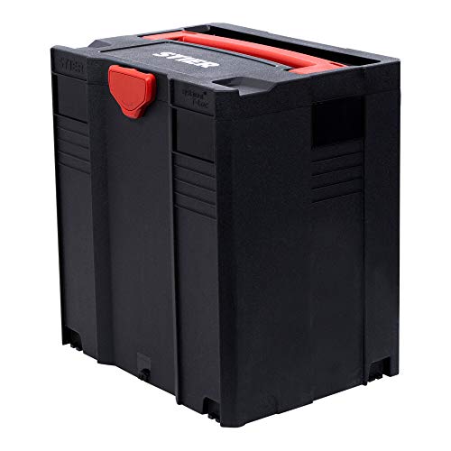 STIER Systainer V T-LOC BLACK-Edition, Werkzeugkoffer, 296 x 396 x 427 mm, BLACK-Edition, Transportbox aus stabilem ABS-Kunststoff, Systemkoffer stapelbar, Sortierbox STIER Systainer V T-LOC BLACK-Edition, Werkzeugkoffer, 296 x 396 x 427 mm, BLACK-Edition, Transportbox aus stabilem ABS-Kunststoff, Systemkoffer stapelbar, Sortierbox von STIER