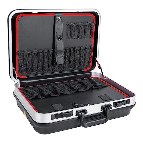 STIER Werkzeugkoffer Basic leer, robuste ABS-Kunststoff Kofferschale, schwarze Werkzeugkiste, stabil & schlagfest, Tragkraft 15 kg, 30 Werkzeugtaschen, inkl. Schlüssel STIER Werkzeugkoffer Basic leer, robuste ABS-Kunststoff Kofferschale, schwarze Werkzeugkiste, stabil & schlagfest, Tragkraft 15 kg, 30 Werkzeugtaschen, inkl. Schlüssel von STIER