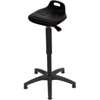 Stehhilfe mit Gleitern Sitzhöhe 640-890 mm PU-Sitz mit Tragegriff - Stier Stehhilfe mit Gleitern Sitzhöhe 640-890 mm PU-Sitz mit Tragegriff - Stier von STIER