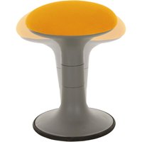 Stier - Polsterhocker, orange, mit Schwingeffekt, Sitzhöhe 47 cm, ergonomischer Sitz, Pilzform von STIER