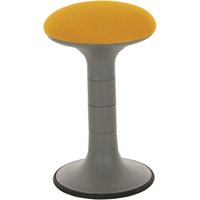 Stier - Polsterhocker, orange, mit Schwingeffekt, Sitzhöhe 55 cm, ergonomischer Sitz, Pilzform von STIER