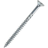 Senkkopf-Spanplattenschraube 4,5x45 Stahl galvanisch verzinkt tx 20, selbstschneidende Spitze, Teilgewinde, Fräskopftechnologie, Schrauben für Holz von STIER