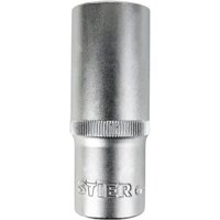 Tiefbett-Sechskant-Steckschlüsseleinsatz 3/8'', sw 13 mm, Stecknuss, Langnuss - Stier Tiefbett-Sechskant-Steckschlüsseleinsatz 3/8'', sw 13 mm, Stecknuss, Langnuss - Stier von STIER