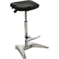 Xl Stehhilfe mit Fußstütze Sitzhöhe 700-880mm Belastbarkeit 150 kg softer PU-Sitz - Stier von STIER