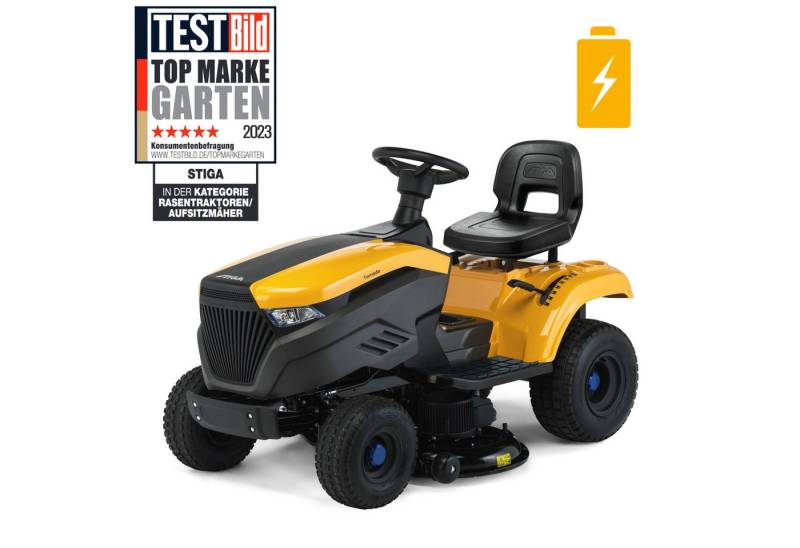 STIGA GARDEN Akku-Rasentraktor Tornado 598e, 98 cm Schnittbreite, Tempomat, stufenloses ePower-Getriebe, 40 Ah Akku STIGA GARDEN Akku-Rasentraktor Tornado 598e, 98 cm Schnittbreite, Tempomat, stufenloses ePower-Getriebe, 40 Ah Akku von STIGA GARDEN