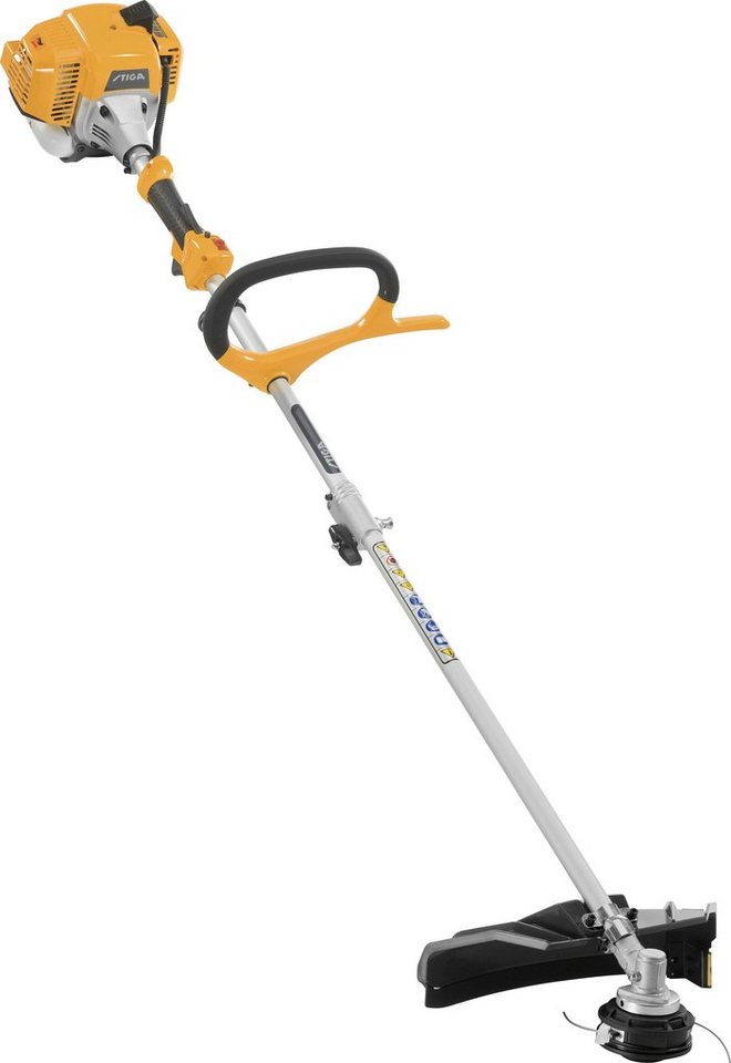 STIGA GARDEN Benzin-Motorsense BC 330 A, 25,5 cm Arbeitsbreite Messer, 43 cm Arbeitsbreite Faden, 3-Zahn-Messer, Tragegurt von STIGA GARDEN