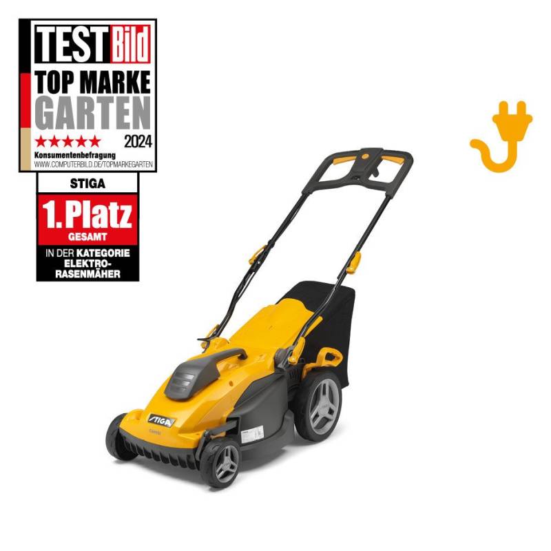 STIGA GARDEN Elektrorasenmäher Combi 340c, 38 cm Schnittbreite, Mulchfunktion von STIGA GARDEN
