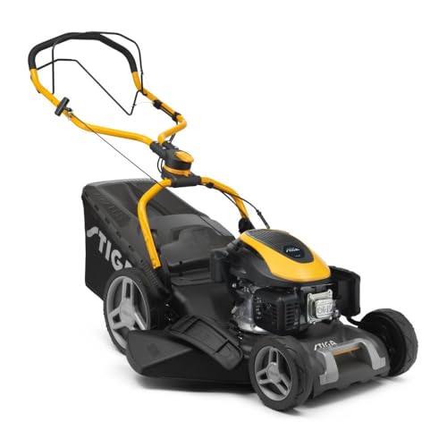 STIGA Combi 753 S Selbstfahrender Rasenmäher - 166ccm Motor, 51cm Schnittbreite, 60L Auffangbehälter, 4 in 1 Mähsystem von STIGA
