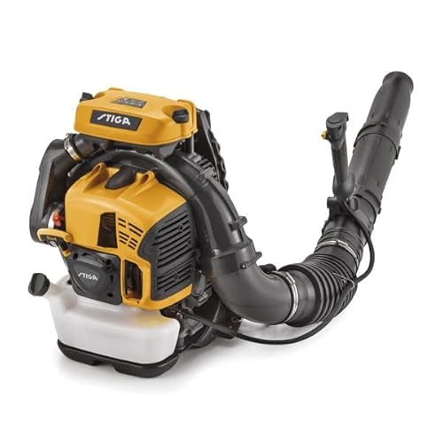 Stiga 75,6 cc Benzinmotor Laubbläser BL-530 hat einen verstellbaren Schlauch und einen Handgriff mit integrierter Steuerung und einem maximalen Luftdurchsatz von 25 m³/min (Made in Italy). von STIGA
