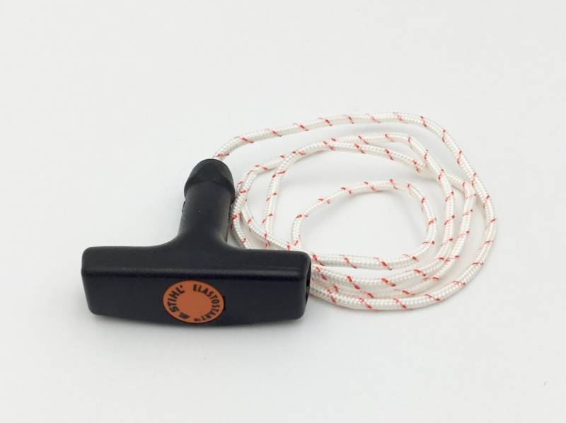 STIHL Benzin-Kettensäge Griff Elastostart Anwerfseil 00001903403 Ø 2,7 mm, Anwerfvorrichtung von STIHL