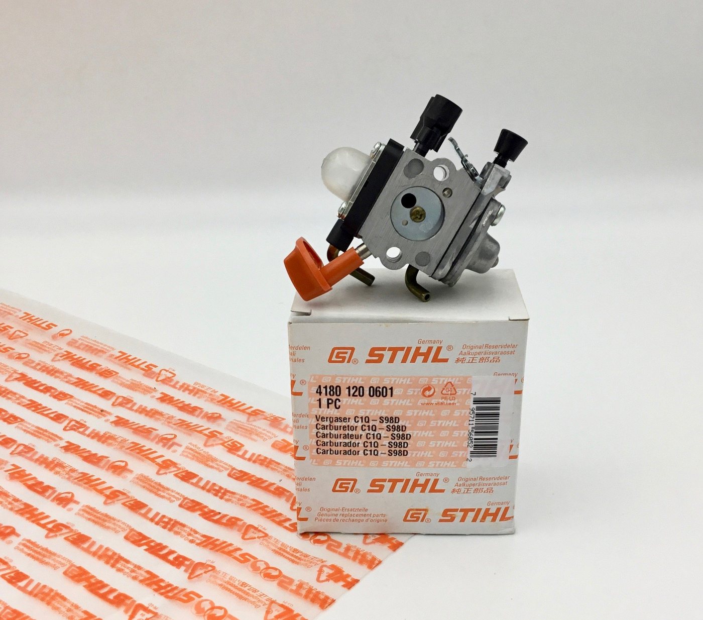 STIHL Benzin-Kettensäge Original STIHL Vergaser C1Q-S98D FS130 FS310 FR130 KM130, 41801200601, Original STIHL Vergaser C1Q-S98D FS130 FS310 FR130 KM130, 41801200601 STIHL Benzin-Kettensäge Original STIHL Vergaser C1Q-S98D FS130 FS310 FR130 KM130, 41801200601, Original STIHL Vergaser C1Q-S98D FS130 FS310 FR130 KM130, 41801200601 von STIHL