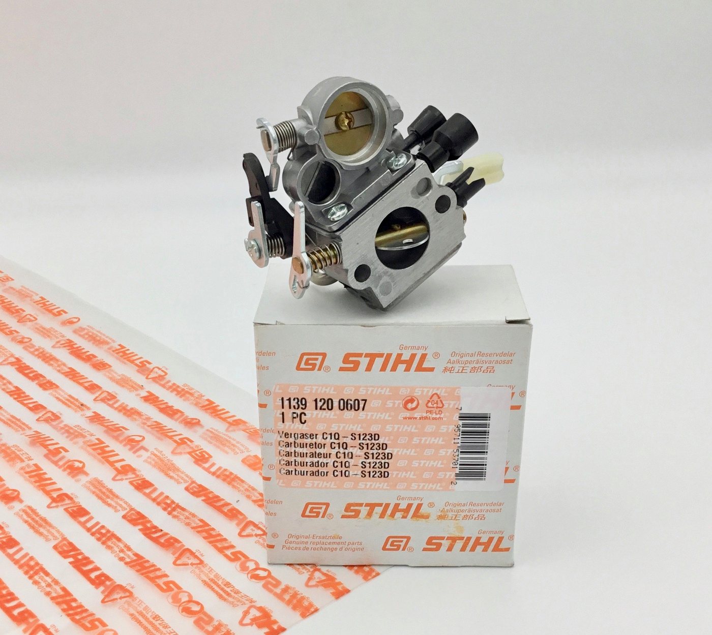 STIHL Benzin-Kettensäge Vergaser C1Q-S123D MS171, MS171C-BE, 11391200607, 0,00 cm Schwertlänge STIHL Benzin-Kettensäge Vergaser C1Q-S123D MS171, MS171C-BE, 11391200607, 0,00 cm Schwertlänge von STIHL