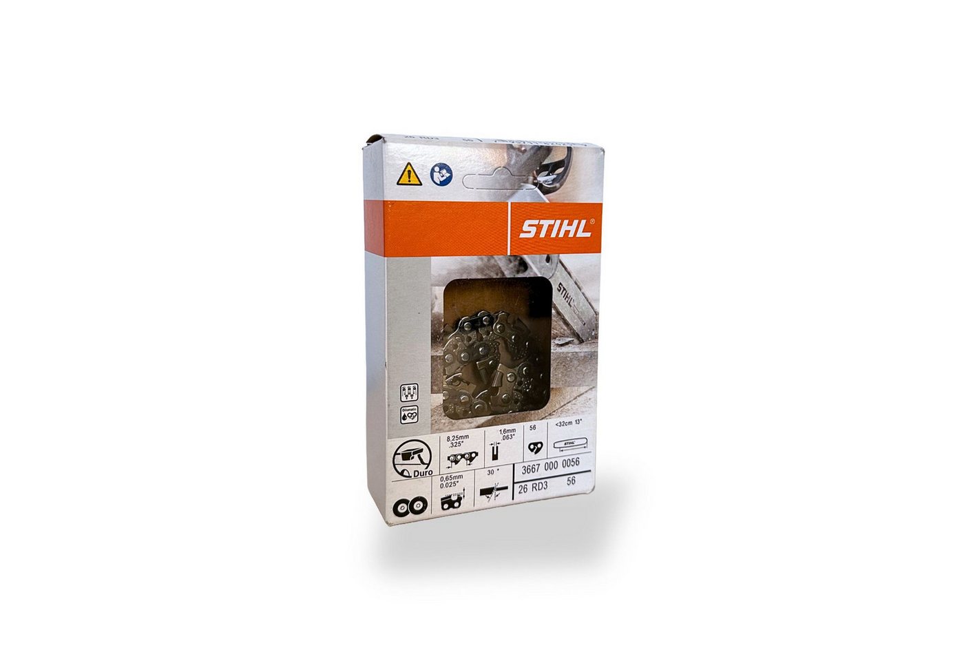 STIHL Ersatzkette .325" Rapid Duro 3 (RD3), 1,6 mm, für Motorsägen mit 0,325"-Teilung, 8,25mm/.325", (56-tlg), vibrationsarm von STIHL