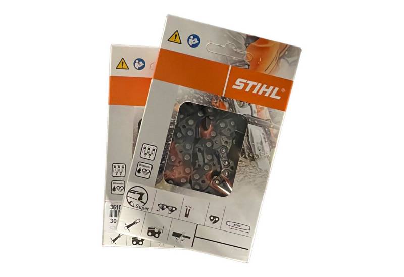 STIHL Ersatzkette 2 Stück Stihl Sägeketten Picco Micro 3 (PM3) 3/8P 1.3 mm 55 TG von STIHL