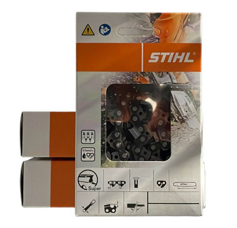 STIHL Ersatzkette 3 Stück Stihl Sägeketten Picco Micro 3 (PM3) 3/8P 1.3 mm 44 TG von STIHL