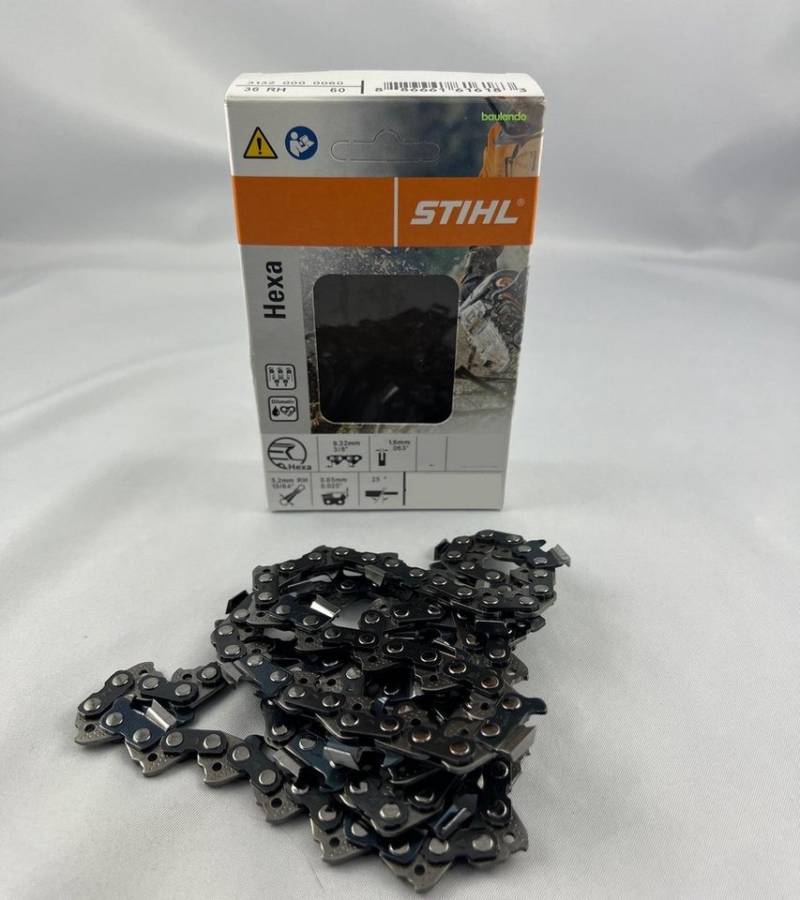 STIHL Ersatzkette STIHL Sägekette 3/8" 1,6mm RAPID HEXA 114 Treibglieder - 31320000114, (STIHL Sägekette 3/8" 1,6mm RAPID HEXA 114 Treibglieder - 31320000114) STIHL Ersatzkette STIHL Sägekette 3/8" 1,6mm RAPID HEXA 114 Treibglieder - 31320000114, (STIHL Sägekette 3/8" 1,6mm RAPID HEXA 114 Treibglieder - 31320000114) von STIHL