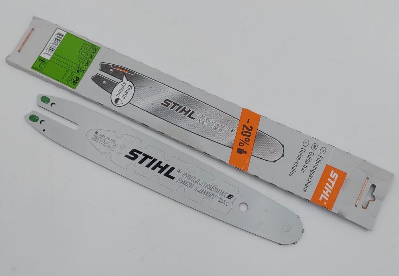 STIHL Führungsschiene Führungsschiene Rollomatic E Light 30cm - 3/8"P - 1,1 mm 30050007605, 1,1 mm, (Führungsschiene Rollomatic E Light 30cm - 3/8"P - 1,1 mm 30050007605, 1-St., Führungsschiene Rollomatic E Light 30cm - 3/8"P - 1,1 mm 30050007605) von STIHL