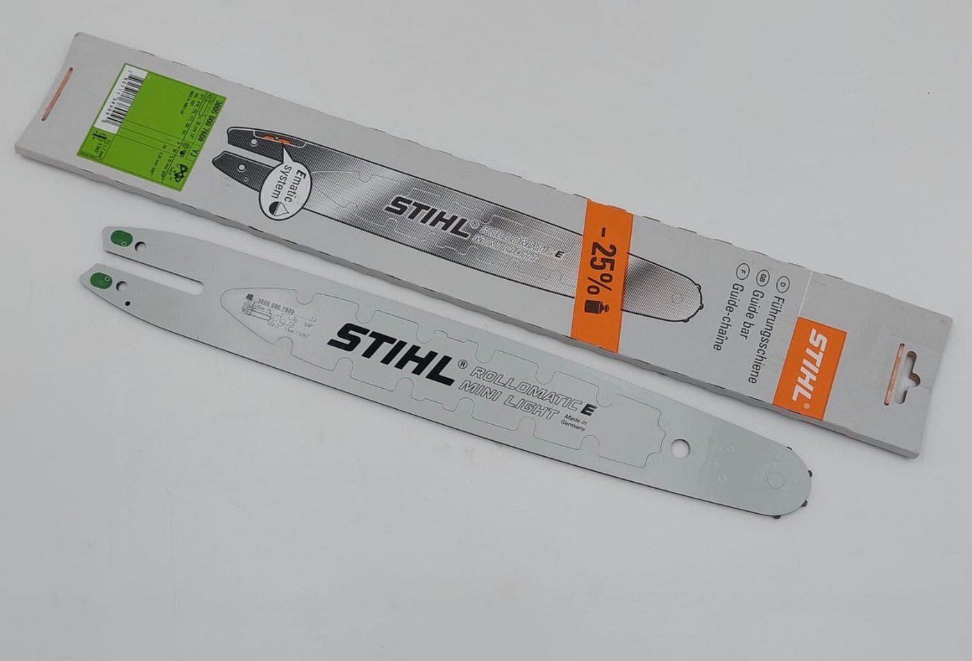STIHL Führungsschiene Rollomatic E Light 35cm - 3/8"P 1,1mm 30050007609, 1,1 mm, (Rollomatic E Light 35cm - 3/8"P 1,1mm 30050007609, 1-St., Rollomatic E Light 35cm - 3/8"P 1,1mm 30050007609) von STIHL