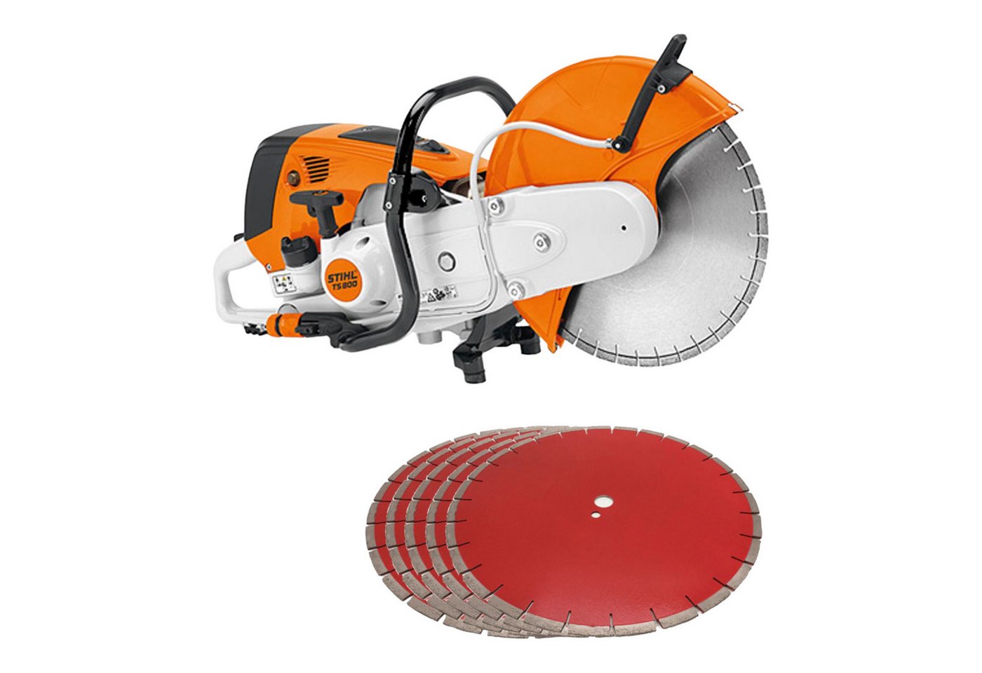 STIHL Trennschleifer Stihl TS 800 + 5x Diamantscheiben 400mm STIHL Trennschleifer Stihl TS 800 + 5x Diamantscheiben 400mm von STIHL