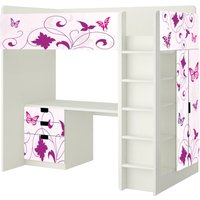 Butterfly Möbelfolie Für Ikea Stuva Smastad Hochbett Sh06 Butterfly Möbelfolie Für Ikea Stuva Smastad Hochbett Sh06 von STIKKIPIX