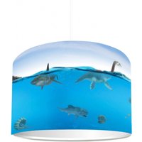Kinderzimmer Lampenschirm Unterwasser Dino-Welt - Kl67 von STIKKIPIX