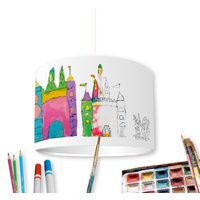 Kreativ Lampenschirm Bastellampe - Selbstbausatz -Kl32 von STIKKIPIX