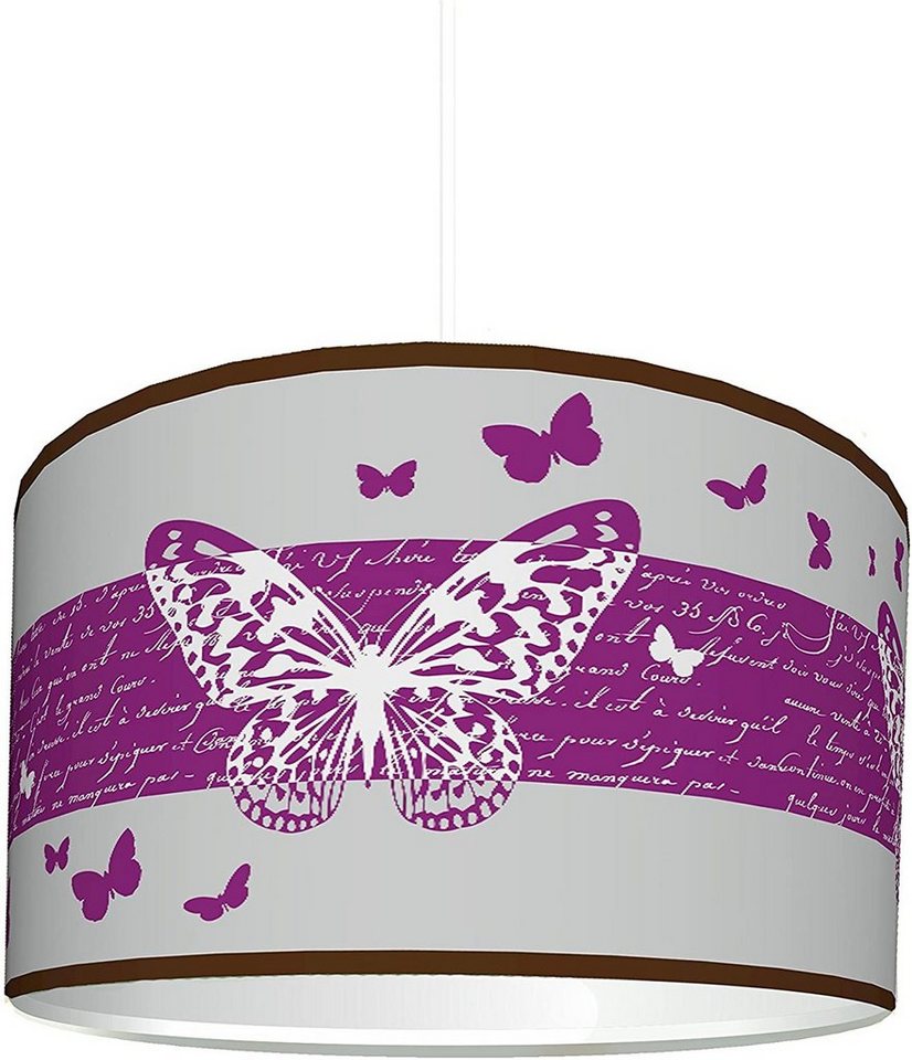 STIKKIPIX Lampenschirm KL17, Kinderzimmer Lampenschirm Butterfly Deluxe", kinderleicht eine Schmetterling-Lampe erstellen, als Steh- oder Hängeleuchte / Deckenlampe, perfekt für Schmetterling-begeisterte Mädchen & Jungen" von STIKKIPIX