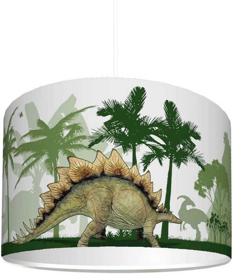 STIKKIPIX Lampenschirm KL57, Kinderzimmer Lampenschirm Dinosaurier", kinderleicht eine Dino Lampe erstellen, als Steh- oder Hängeleuchte/Deckenlampe, perfekt für Dinosaurier-begeisterte Jungen" von STIKKIPIX