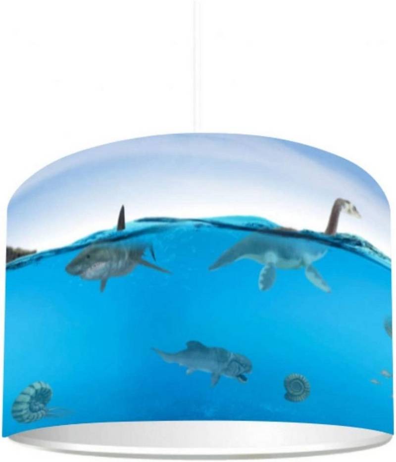 STIKKIPIX Lampenschirm KL67, Aufkleber "Unterwasser Dinosaurier" Steh- oder Hängeleuchte, 3 Teile von STIKKIPIX