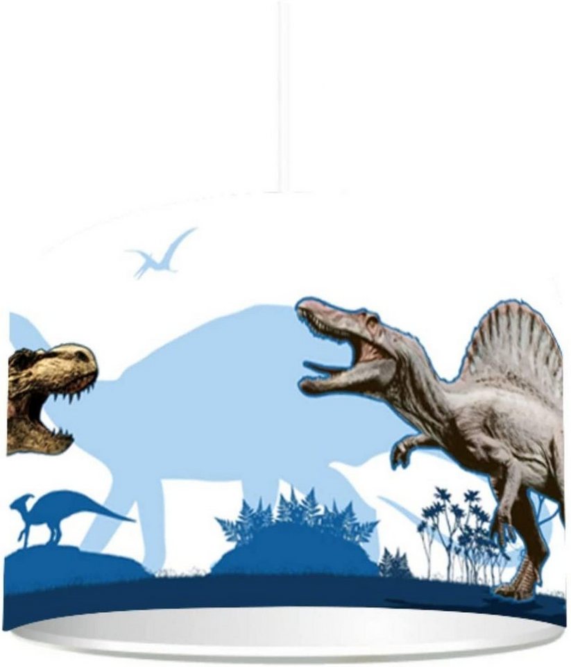 STIKKIPIX Lampenschirm KL68, Kinderzimmer Lampenschirm Dinosaurier", kinderleicht eine Dino Lampe erstellen, als Steh- oder Hängeleuchte/Deckenlampe, perfekt für Dinosaurier-begeisterte Jungen" von STIKKIPIX