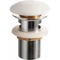 Stilform - Abfluss Waschtisch Ablauf Pop Up Ventil in Weiss Matt:mit Überlauffunktion Stilform - Abfluss Waschtisch Ablauf Pop Up Ventil in Weiss Matt:mit Überlauffunktion von STILFORM