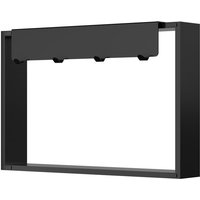 Aufputz Wandnische WallSpace in Schwarz Matt / Weiß Matt mit Ablage & Haken / 40x40 oder 60x40 cm :Schwarz Matt, 60 x 40 cm Aufputz Wandnische WallSpace in Schwarz Matt / Weiß Matt mit Ablage & Haken / 40x40 oder 60x40 cm :Schwarz Matt, 60 x 40 cm von STILFORM