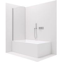 Stilform - Badewannenaufsatz Glas Duschwand Chrom 80x140 oder 100x140:80x140 cm von STILFORM