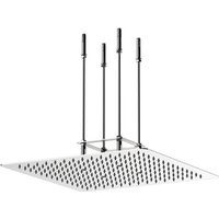 Design Unterputz Regendusche 50x50 aus Edelstahl in Chrom - Stilform von STILFORM
