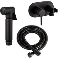 Design WC/Bidet Handbrause Komplettset mit Unterputz Mischer in Schwarz Matt Design WC/Bidet Handbrause Komplettset mit Unterputz Mischer in Schwarz Matt von STILFORM