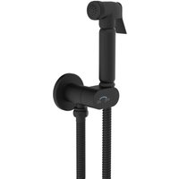 Stilform - Design WC/Bidet Handbrause soho Komplettset mit Absperrventil in Schwarz Matt von STILFORM