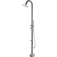Designer Garten Duschsäule Serie SOHO mit Regendusche und Handbrause aus Edelstahl Gartendusche Designer Garten Duschsäule Serie SOHO mit Regendusche und Handbrause aus Edelstahl Gartendusche von STILFORM