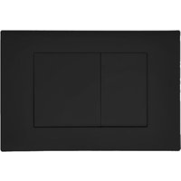 Stilform - Drückerplatte Schwarz Matt Kompatibel zu Geberit Duofix Sigma / Delta 2 Mengenspülung von STILFORM